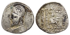 Kings of Parthia, Mithradates III AR Drachm.