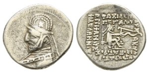 Kings of Parthia, Mithradates III AR Drachm.