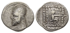 Kings of Parthia, Mithradates III AR Drachm.