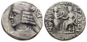 Kings of Parthia, Pakoros II AR Tetradrachm.