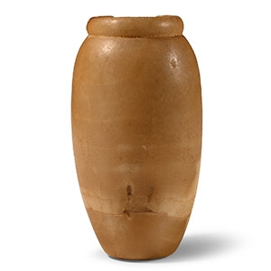 Egyptian Ovoid Alabaster Jar