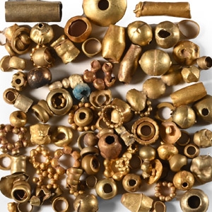 Western Asiatic Mixed Gold Bead Group