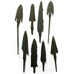 Luristan Bronze Arrowhead Collection