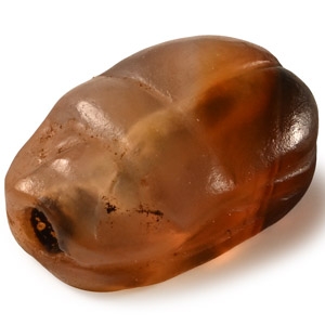 Egyptian Hardstone Scarab with Ankh