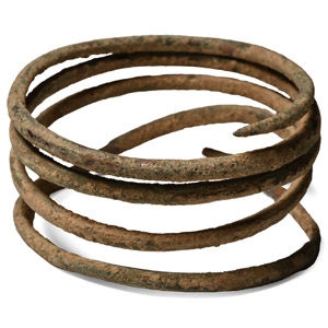Bronze Age Coiled Bronze Bracelet