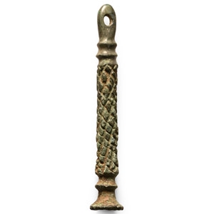 Luristan Bronze Seal with Long Handle