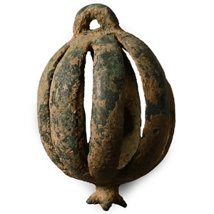 Luristan Bronze Pomegranate-Shaped Bell