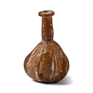 Roman Amber Glass Unguentarium