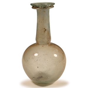 Roman Translucent Glass Bottle