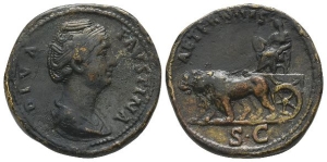 Diva Faustina I AE Cast Paduan Medallion.