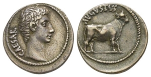 Electrotype of Augustus AR Denarius.