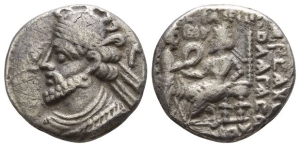 Kings of Parthia, Vologases III AR Tetradrachm.