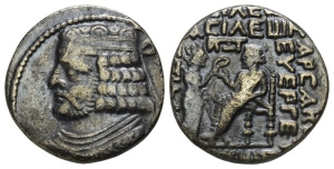 Kings of Parthia, Vardanes II AR Tetradrachm.