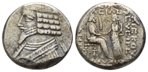 Kings of Parthia, Phraates IV AR Tetradrachm.