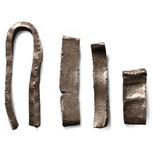 Viking Age Silver Hack Money Bar Ingot Group