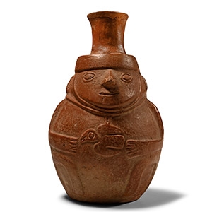 Pre-Columbian Moche Anthropomorphic Vessel