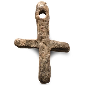 Medieval Lead Cross Pendant