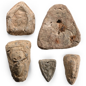 Medieval Lead Weight Group