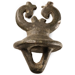 Roman Bronze Zoomorphic Furniture Finial