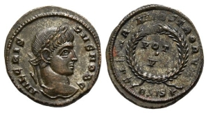 Crispus, as Caesar BI Nummus.