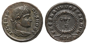 Crispus, as Caesar BI Nummus.