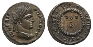 Crispus, as Caesar BI Nummus.