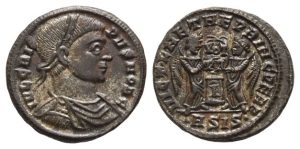Crispus, as Caesar BI Nummus.