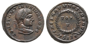 Constantine II, as Caesar BI Nummus.