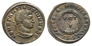 Constantine II, as Caesar BI Nummus.
