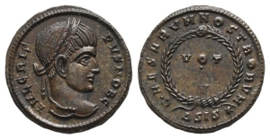 Crispus, as Caesar BI Nummus.