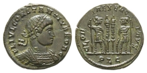 Constantius II, as Caesar BI Nummus.