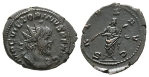 Victorinus, Romano-Gallic Emperor BI Antoninianus.
