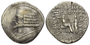 Kings of Parthia, Phraates IV AR Tetradrachm.