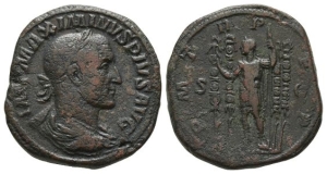 Maximinus I AE Sestertius.