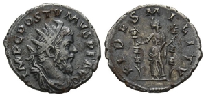 Postumus, Romano-Gallic Emperor BI Antoninianus.