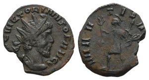 Victorinus, Romano-Gallic Emperor BI Hybrid Antoninianus.