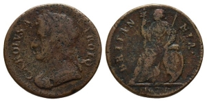 Great Britain. Charles II AR Farthing.