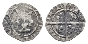 England. Edward IV AR Halfpenny.