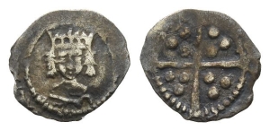 England. Henry VIII AR Halfpenny.