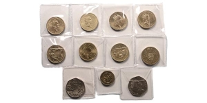 Great Britain. Two Pounds and Other Coin Group.