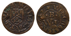 Great Britain. Winchester AE Token Farthing.