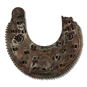 Western Asiatic Decorated Bronze Pectoral Collar