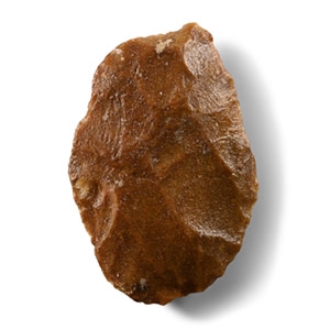 Stone Age Knapped Flint Handaxe