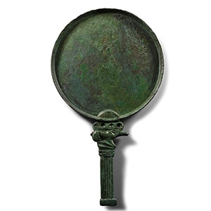 Scythian Mirror with Crouching Stag