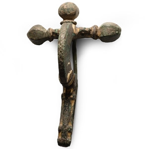 Roman Gilt Bronze Crossbow Brooch