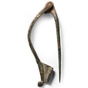 Roman Bronze Bow Brooch