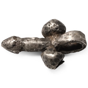 Roman Silver Phallic Pendant