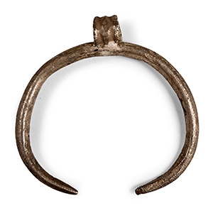 Roman Silver Lunar Pendant