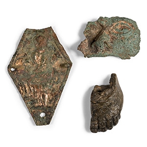 Roman Bronze Fragment Group