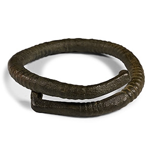 Heavy Bronze Age Ribbed Bracelet